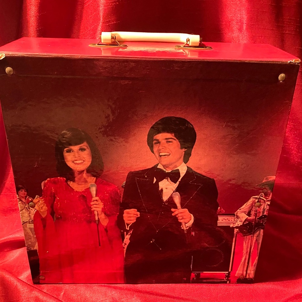1970’s Donny & Marie Record Case Carrier